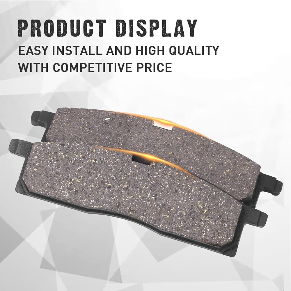 SOLLON Front and Rear Brake Pads for YAMAHA YZ80 1993-2001 YZ85 Small Wheel 2002-2015 YZ85 Big Wheel 2002-2020 YZ65 2018-2020