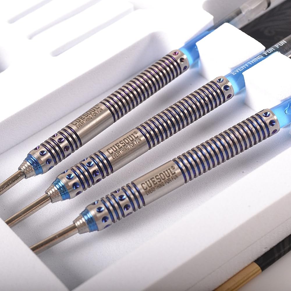 CUESOUL Dragon Fashionable 90% tungsten Steel Tip Darts Set,26 Grams Barrel with Titanium Coated(CSDN-C4405)