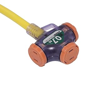 HATAYA Indoor Extension Cord with Safety Breaker 0.7m HATAYA x GranGear Collaboration Product BNX-013G