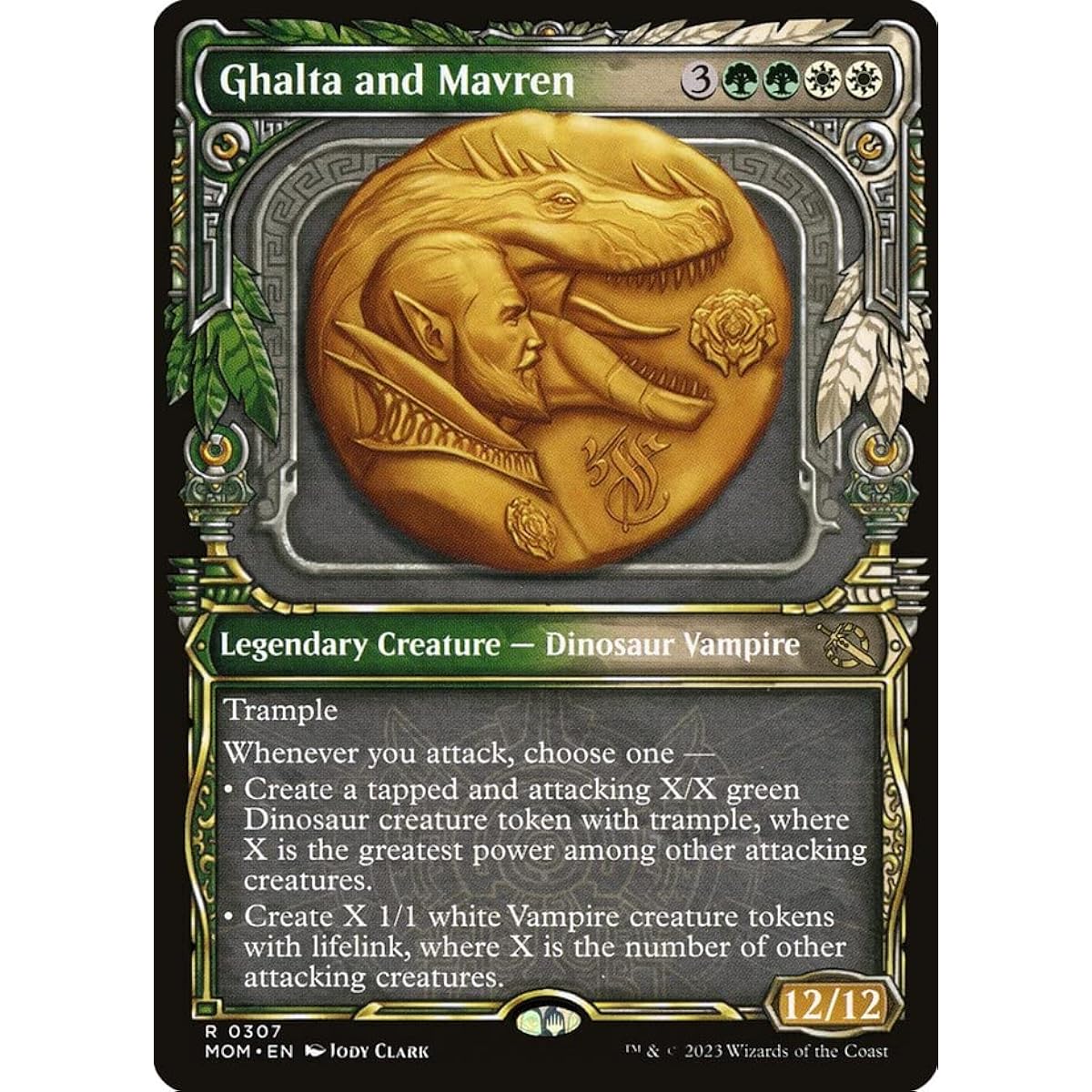 Magic: The Gathering - Ghalta and Mavren (307) - Showcase - March of the Machines