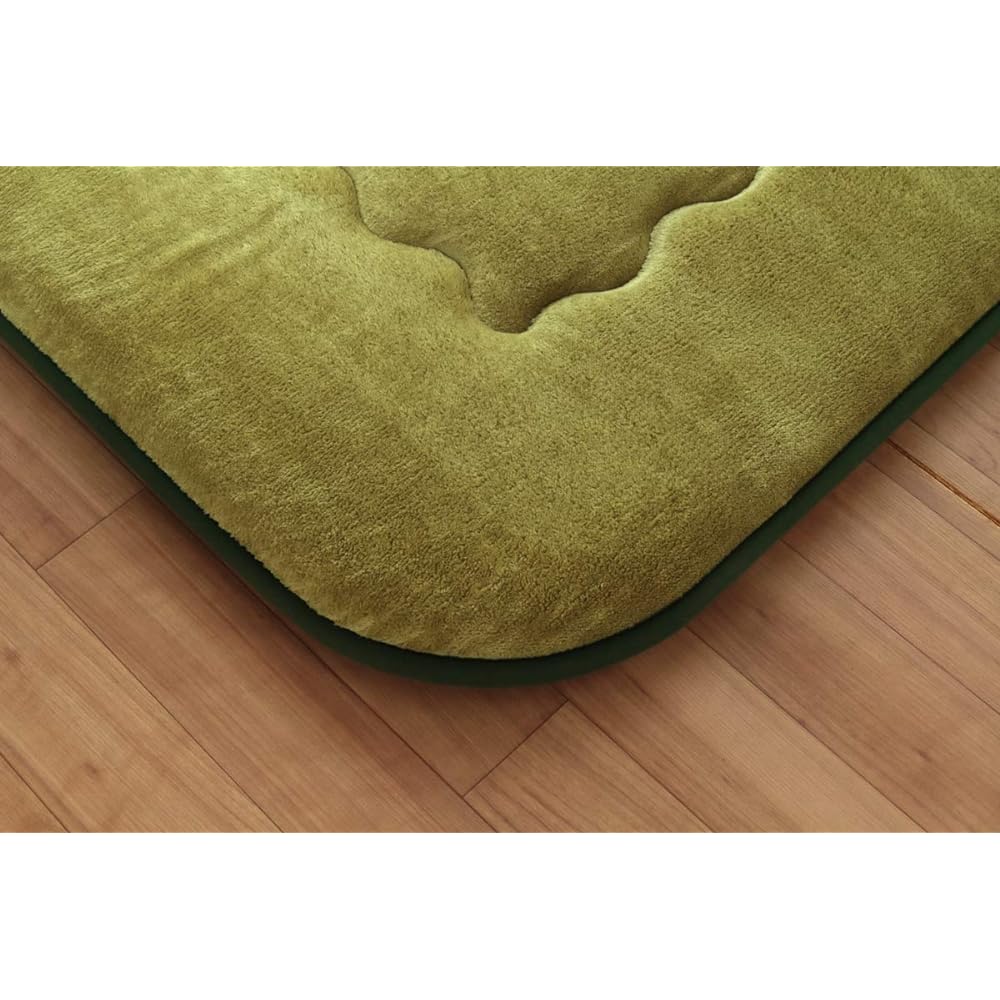 Ikehiko Rug Carpet Rectangle Smooth F Lay Green Approx. 190 x 240 cm Plump Flannel #7013919