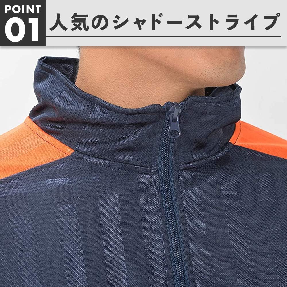 [Y's factory] Jersey Top and Bottom Set Men's Setup Sweatshirt Shadow Stripe Long Sleeve Long Pants High Neck Rib Sleeve Loungewear Sports Gym Running
