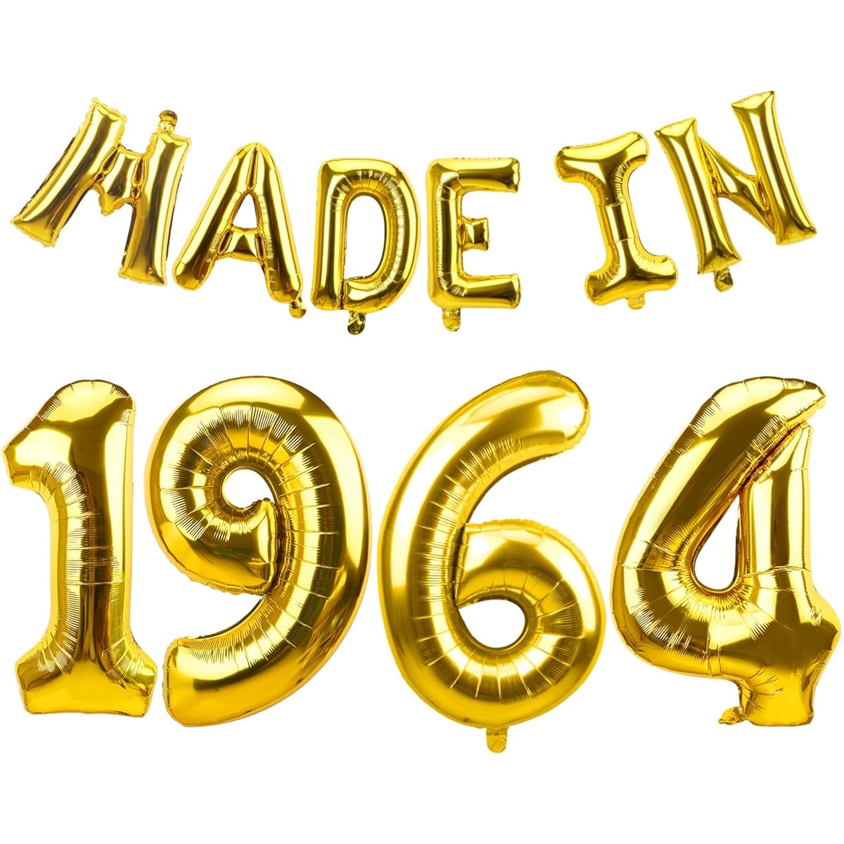 60th Birthday Party Decorations 1963 Balloon Banner Gold 60th Birthday Party Balloons Unisex 60th Birthday Sign Decor