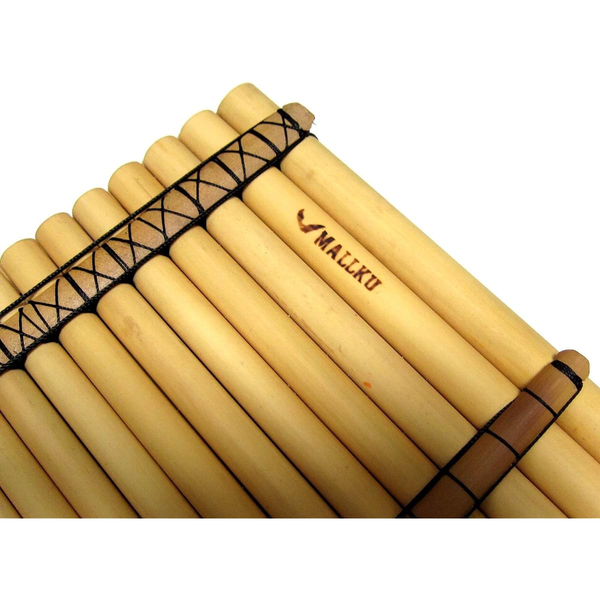 Chromatic Sampogna Professional Malta 2-row type (18+19 tubes) made of reed [Marukusha] [ZAMPOnA CROMATIC MALTA MALLKU 18+19]