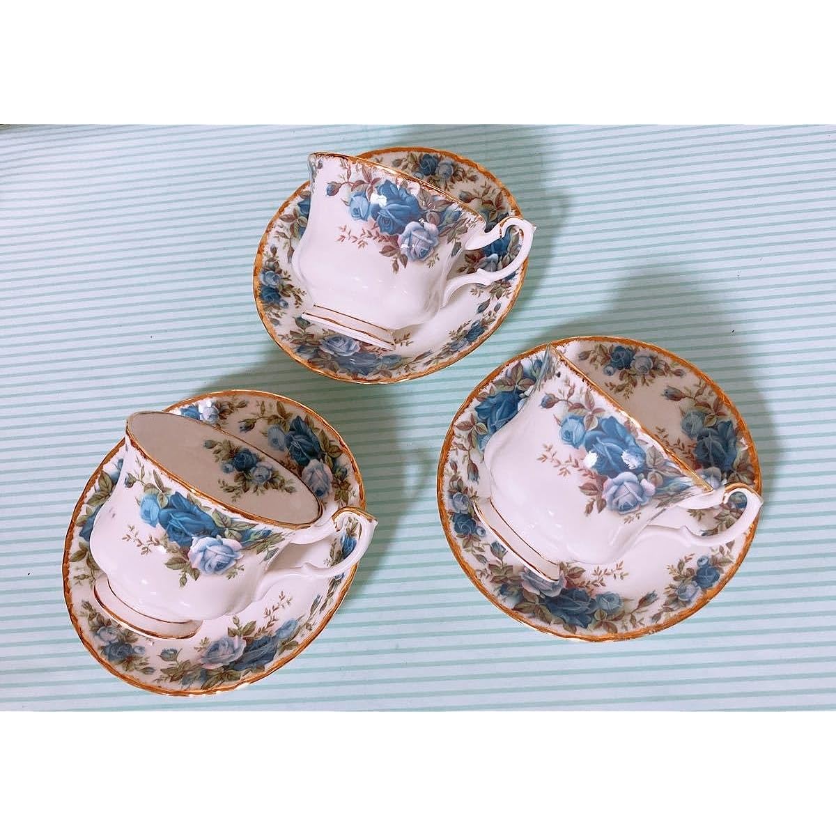 Royal Albert Moonlight Rose 3 Piece Set