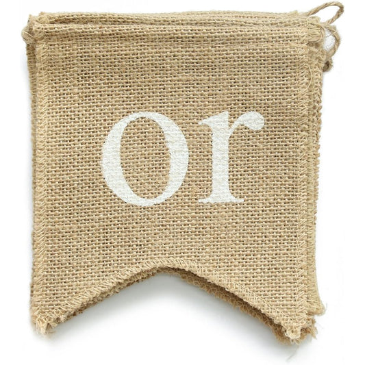(Boy Or Girl Banner With Stitched Border) - dealzEpic BOY OR GIRL - Rustic Burlap Banners for Baby Shower or Gender Reveal Party Decoration - Swallowtail Shaped Banners with Stitched Edges