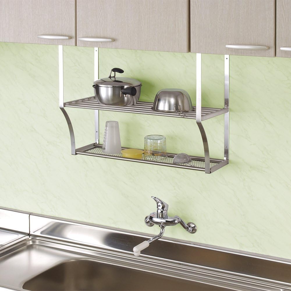 Takubo Kogyo Pipe shelf with draining net 60cm DN2-60