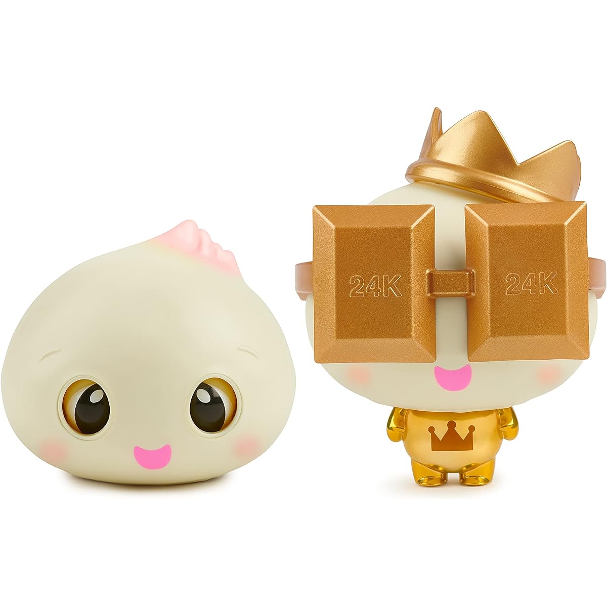 My Squishy Little Golden Dumpling - Interactive Collectible Doll with Accessories - Darts (Gold)