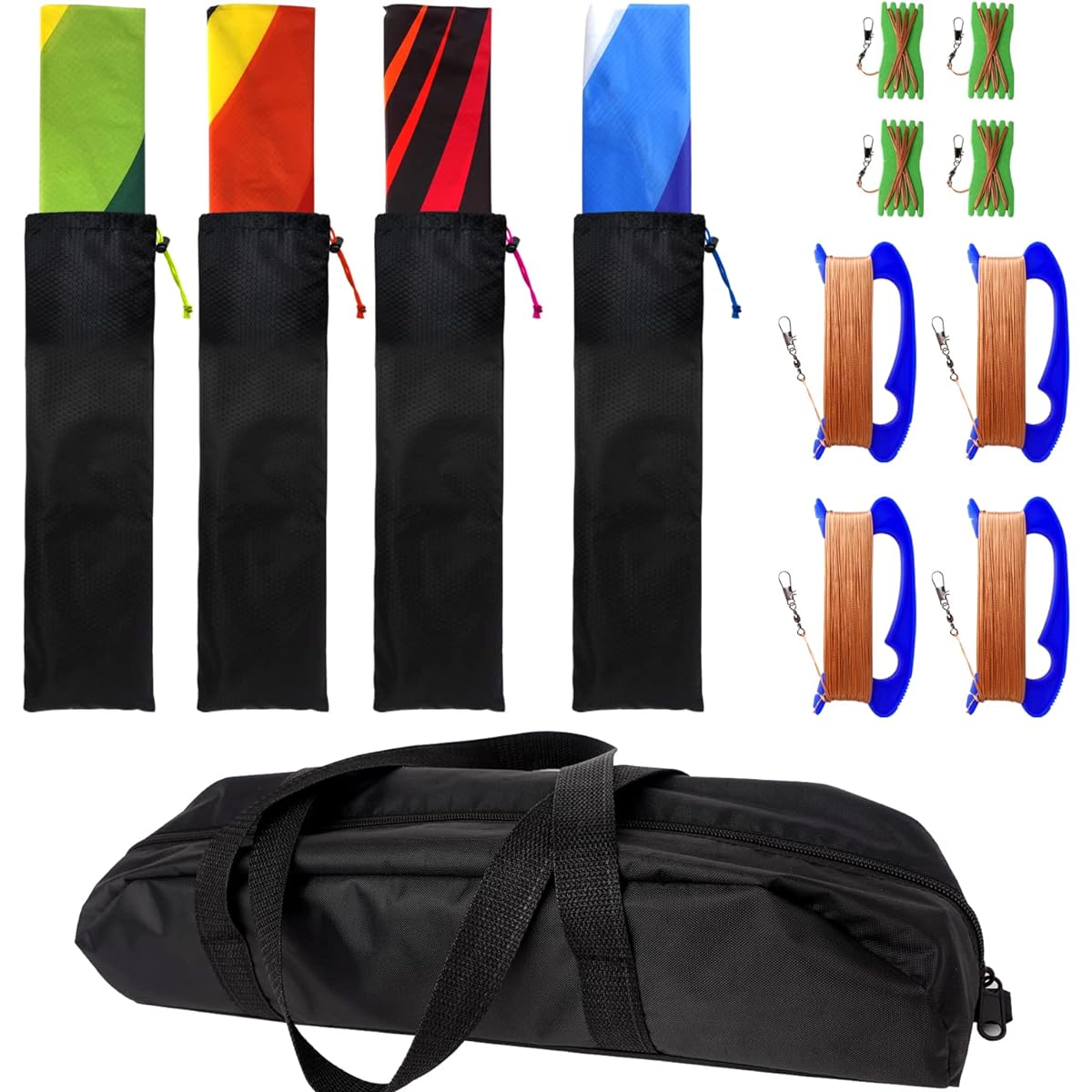 Delta Kites Adult Kites Easy to Fly Kites Best Kites (4 Packs Stackable)