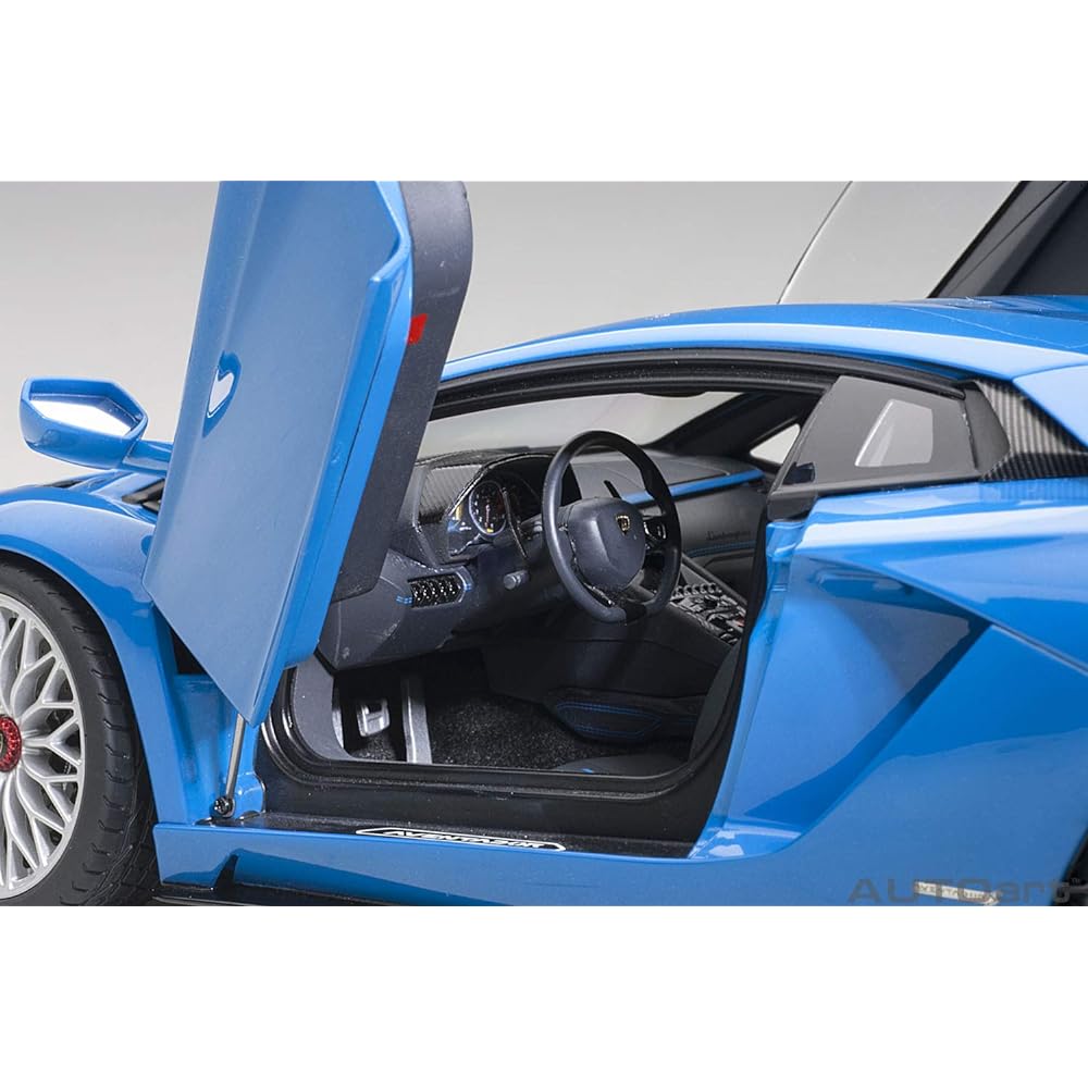 AUTOart 1/18 Lamborghini Aventador S Pearl Blue Finished Product