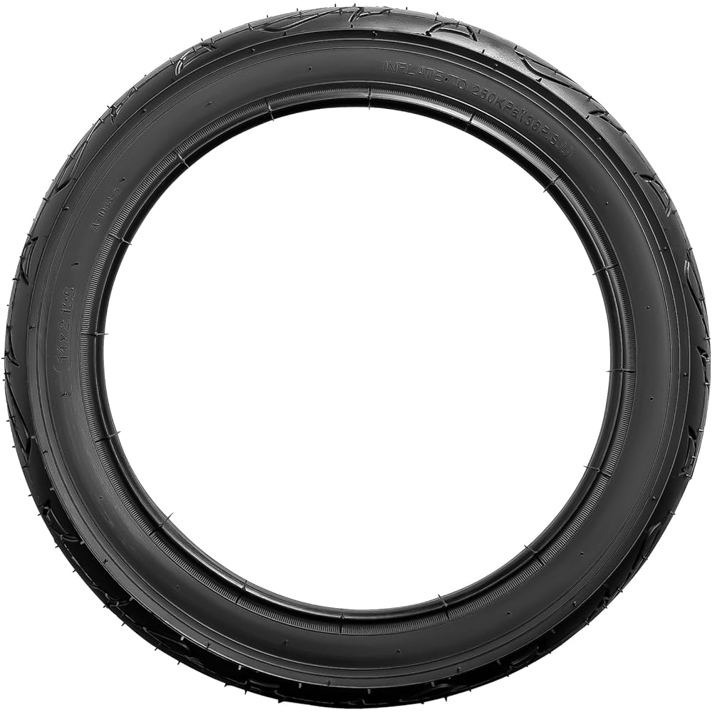 Set of 2, 14 2.125 Tire, 14x2.125 52-254 Bicycle Tire + 14x1.75/2.125 Bicycle Tube American Style Valve 32mm + 14X1.75/2.125 Bicycle Rim Tape + Tire Levers, 14 2.125 Children's Bicycle Tire, Electric Bicycle Tire 14 2.125, Bicycle Tire 14 Inch 2.125,14 2