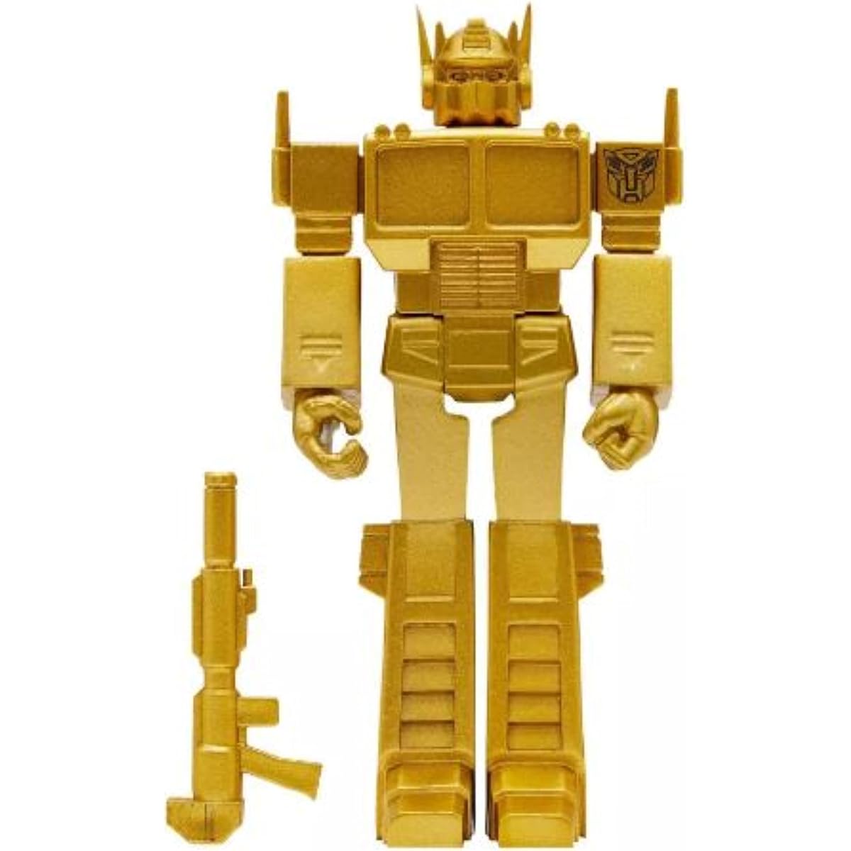 Super 7 Transformers Super7 Reaction Figure Optimus Prime Golden Lagoon (RE-TRANW01-ODG-03)
