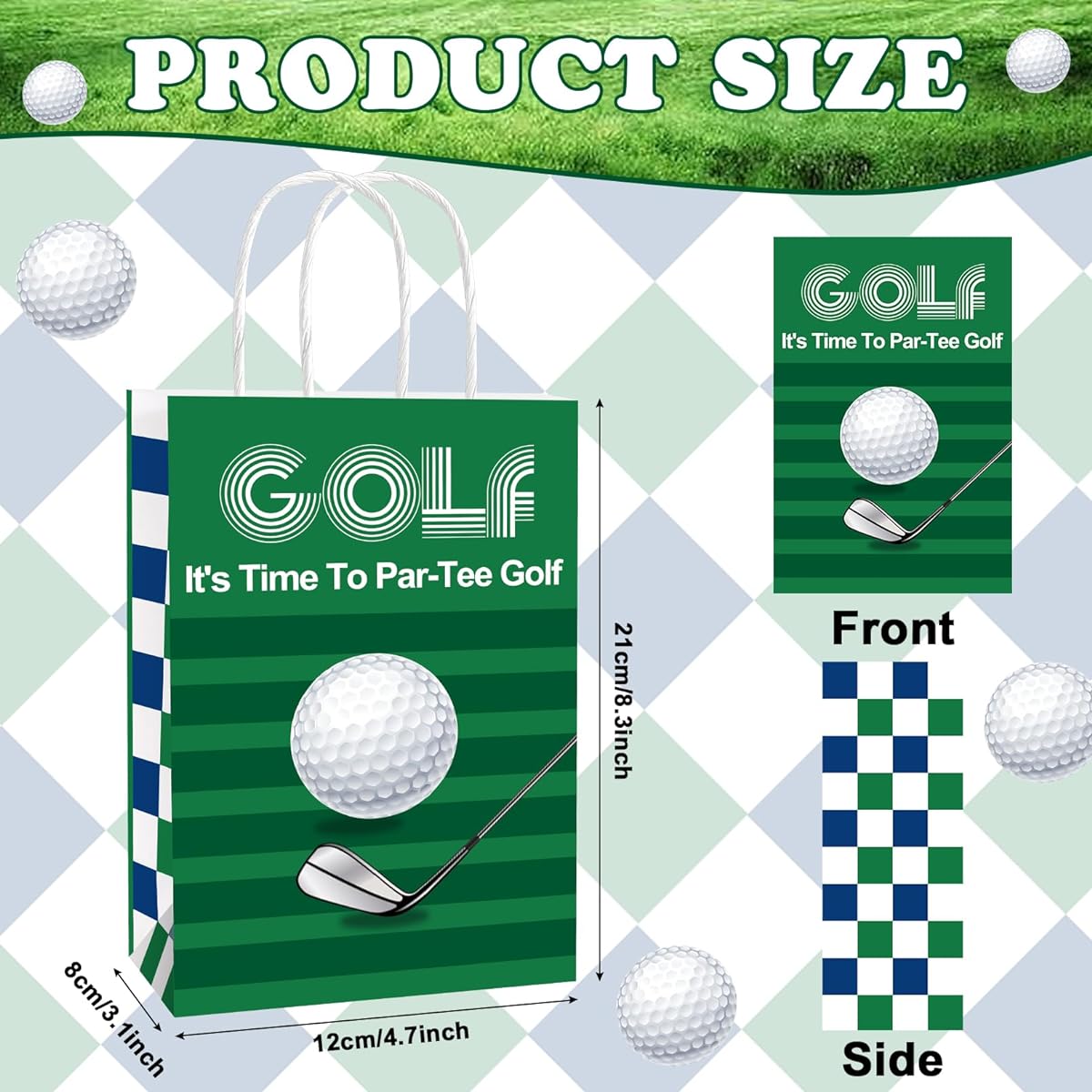 golf party bags golf party favor bags golf goodie bags golf candy bags goodie bags golf gift bags with handles golf party supplies golf themed party supplies golf birthday party supplies