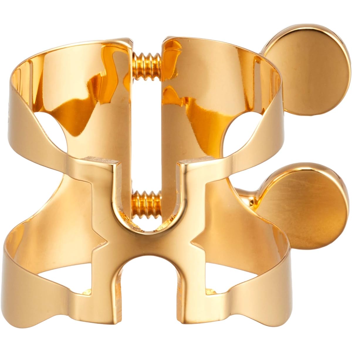 Harrison Hertz Alto Saxophone Ligature A3 Gold Plated (Gold Plated) Finish