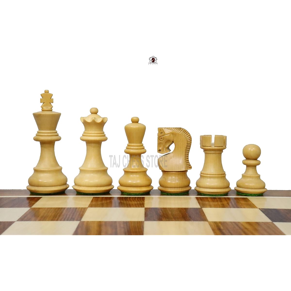 3" Russian Zagreb Chess Pieces Set Only | Luxury Unique Chess Set Golden Rosewood | Best Gift for Her or Him | Chess Moscow