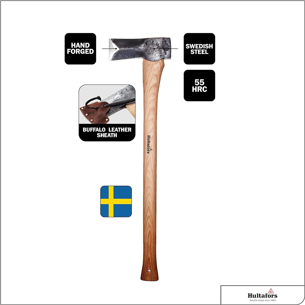 Hultafors Outdoor Climbing Ax Full Splitting Ax AV08417400