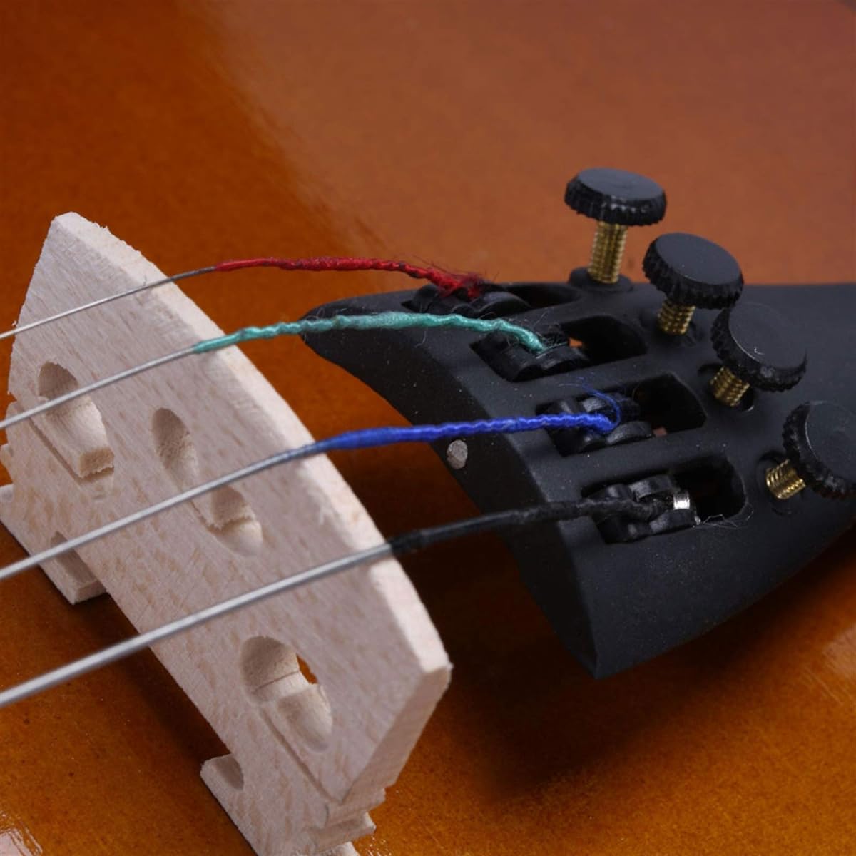 1/8 Acoustic Violin Set Solid Wood Violin Starter Kit with Case Bow Rosin for Children Beginners Natural