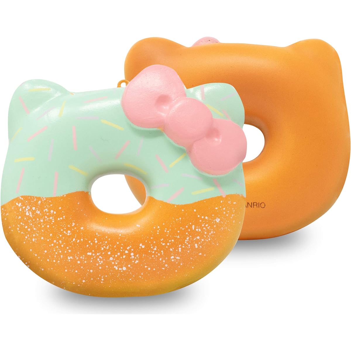 SANRIO Hello Kitty Big Donut Cute Squeeze Ball Chain New Mint