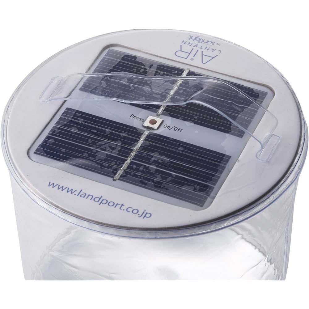 Landport Air Lantern Solar Rechargeable LED Lantern [Waterproof/Disaster Prevention Supplies] 24012