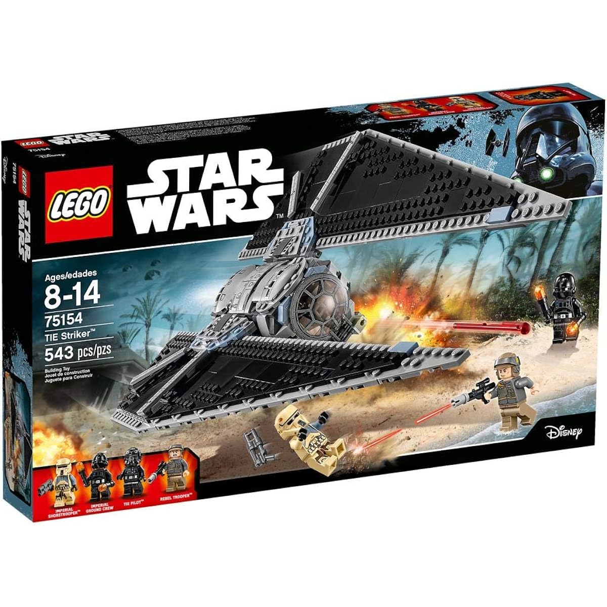 LEGO STAR WARS TIE Striker 75154 LEGO Star Wars Tie Striker [Parallel import goods]