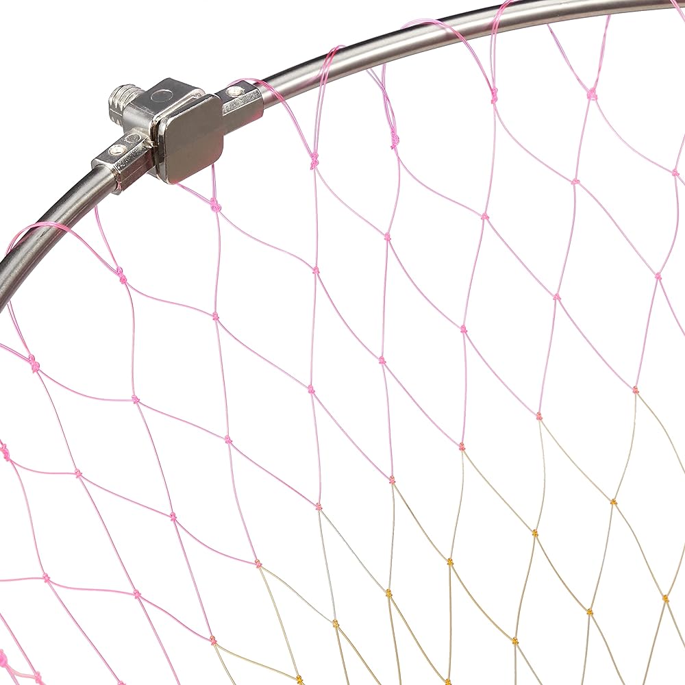 MARUSHINGYOGU (Marushin Fishing Gear) Ball Net VIP DX (Vip Deluxe) Ball Frame Set 8mm (Rainbow Netting) 45cm