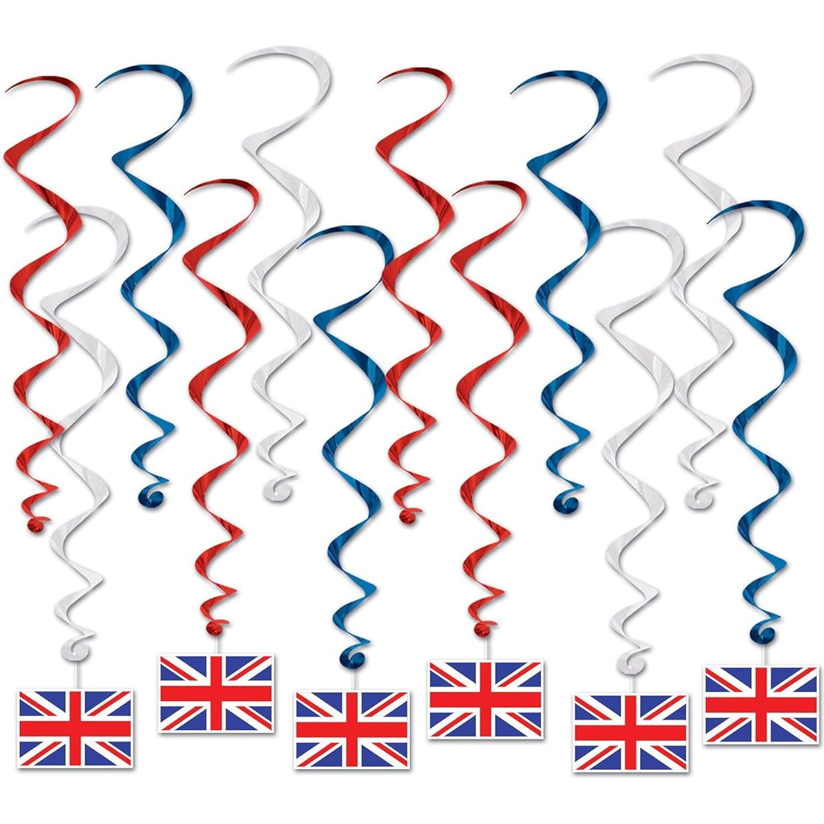 Britain UK Party Decorations Set of 30 Table Covers Banners Door Covers Photos Fun Signs Swaying Swirls