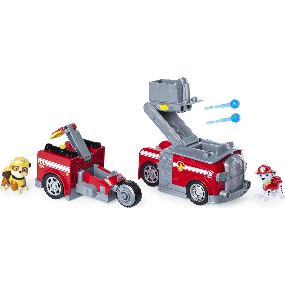 Paw Patrol - 6056715 - 2 in 1 Split Up Marcus Vehicle - Paw Patrol Car - Children's Toy Game