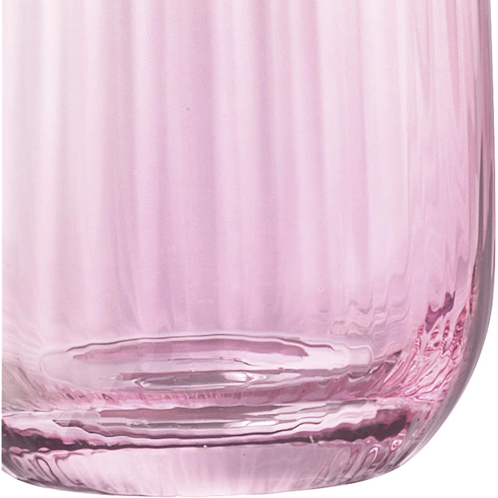 LSA DUSK VASE PINK/GREY W12xD12xH36cm