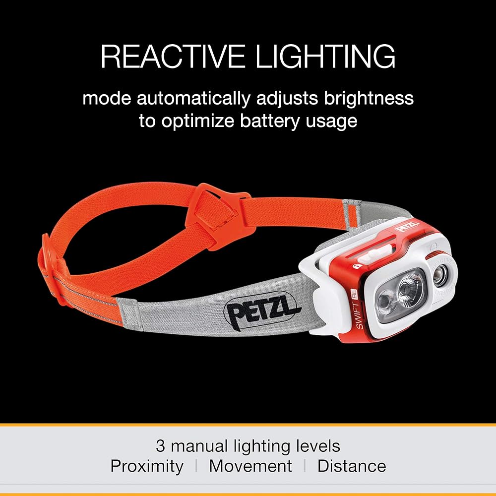 PETZL E095BA Swift RL 900 Lumens [Genuine Japanese Product]
