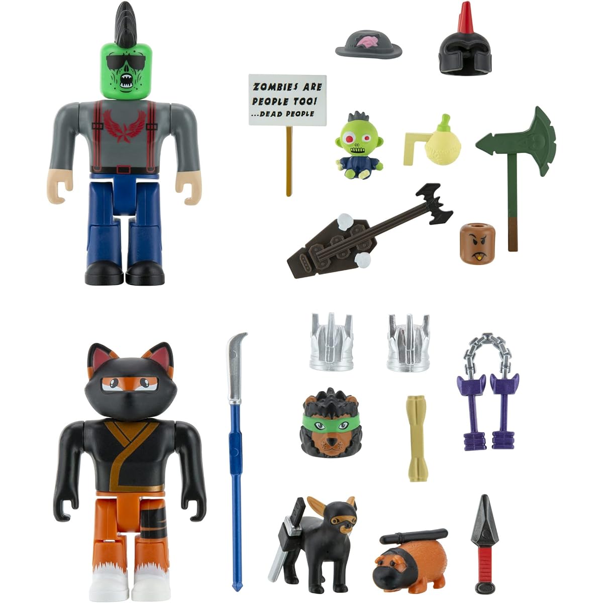 Roblox Avatar Shop Series Collection - Punk's NOT Dead! + Quiet Pets Bundle [Includes 2 Exclusive Virtual Items]