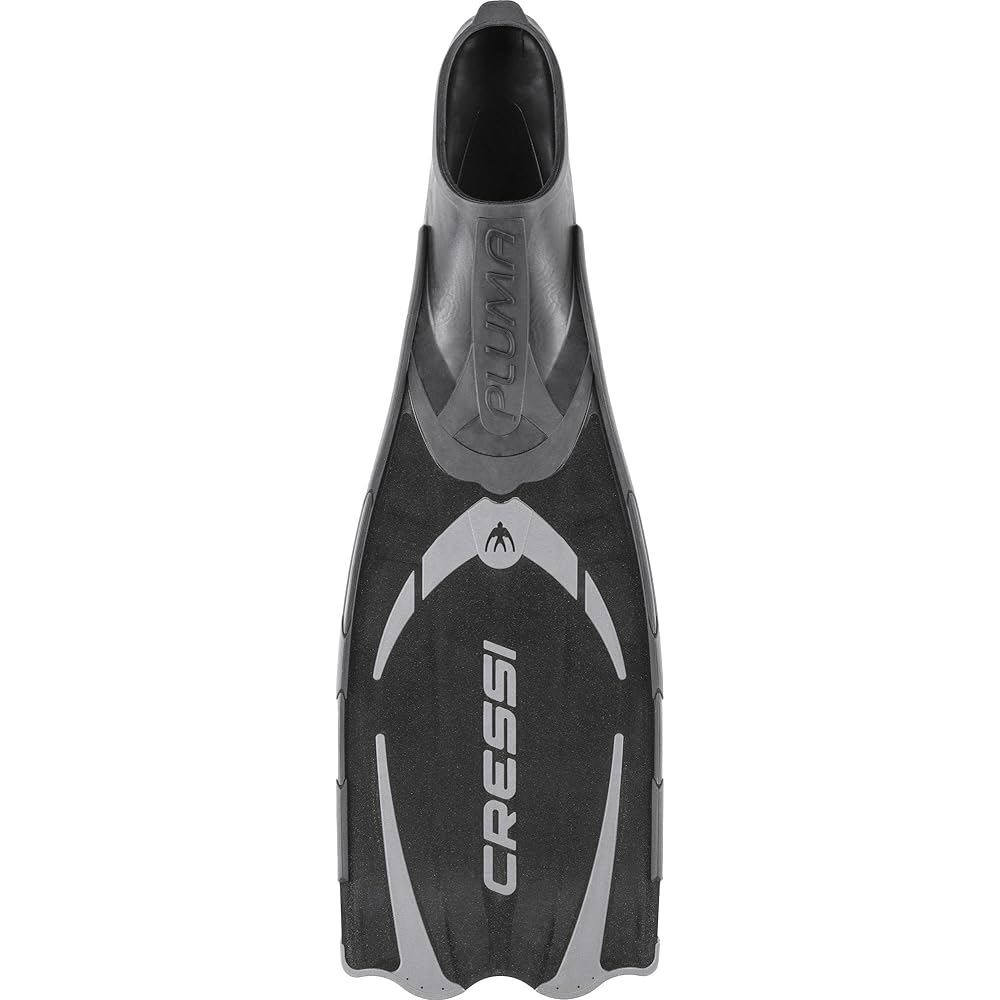 CRESSI Snorkeling Swim Fin [PLUMA] Full Foot Blade Molded with Patented Manufacturing Method Lightweight Responsible [Genuine Product]