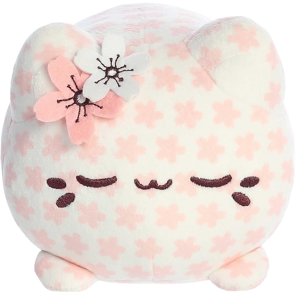 Aurora® Enchanting Tasty Peach® Sakura Miochi Plush - Bright Colorful Design - Showpiece Plush - Pink 7-Inch