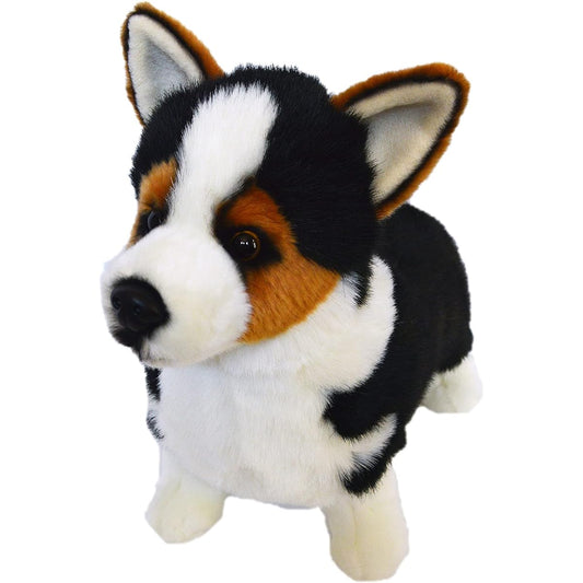 Auswella Plush Toy 17 Inch 3 Color Corgi Stuffed Animal Puppy Dog