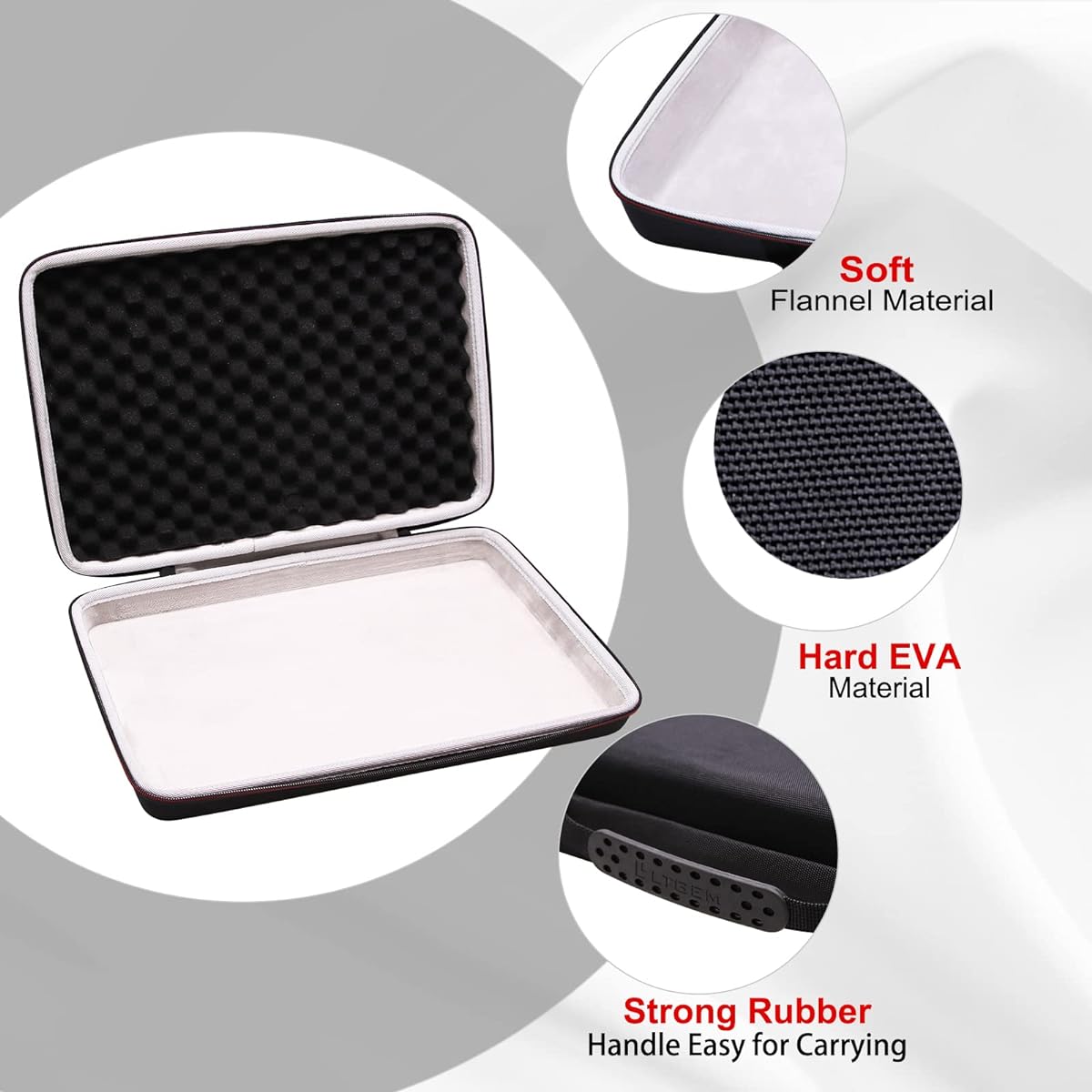 LTGEM EVA Hard Case for Pioneer DJ DDJ-XP2 Sub Controller - Protective Carry Storage Bag