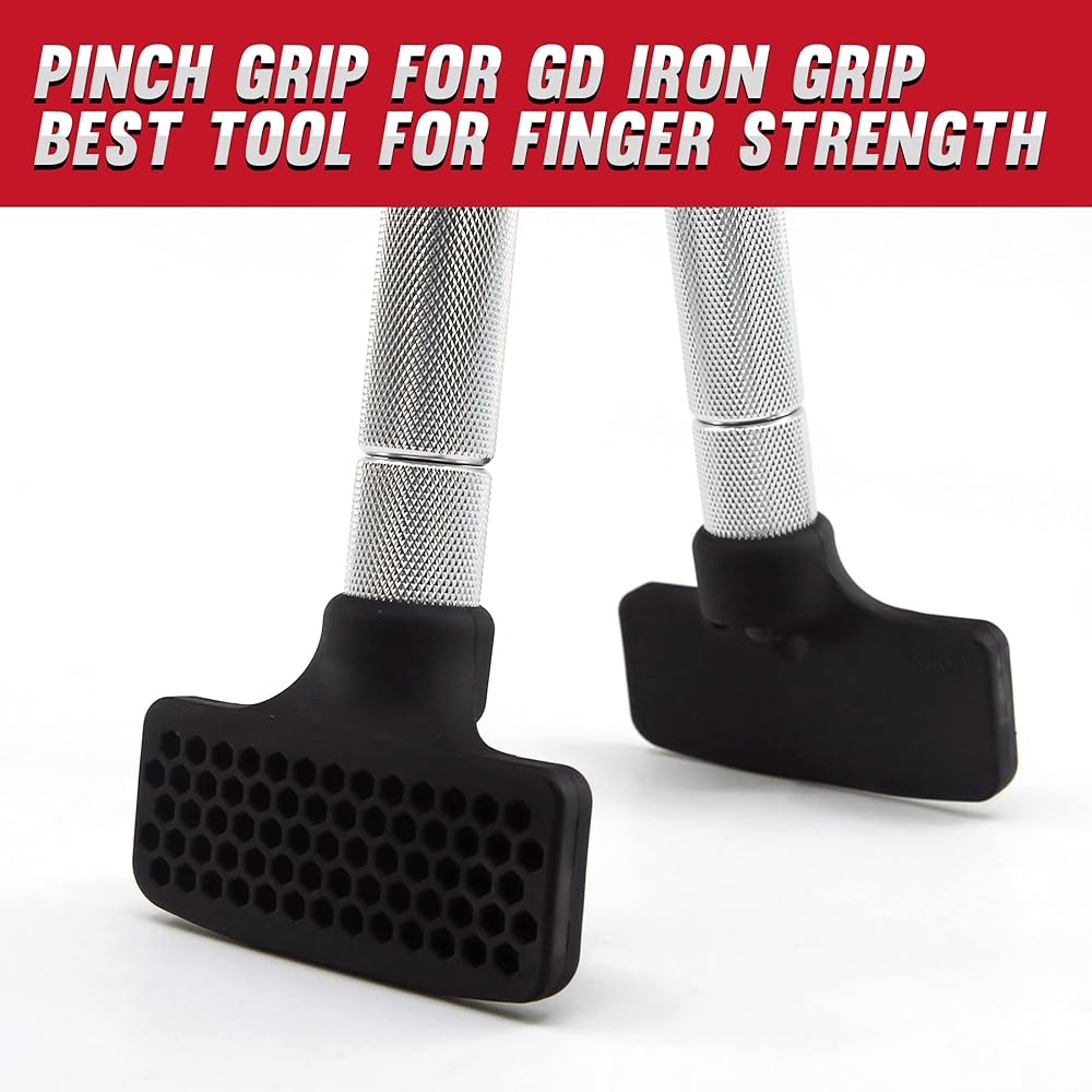 GD Pinch Grip for GD IRON GRIP EXT Models Finger Strengthener Hand Grip Exercise Strengthening Premium Adjustable Hand Gripper for Climbers