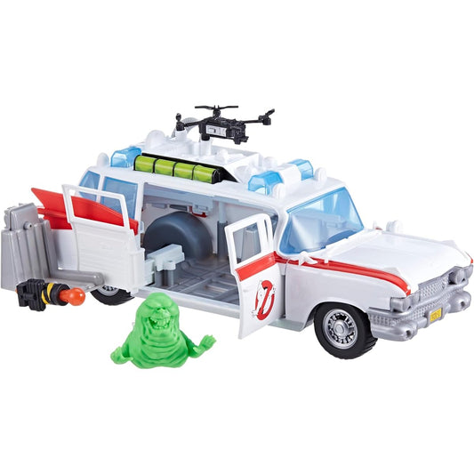 Ghostbusters Trucks & Traps Ecto-1 Scary Toy Car Ecto-1 Ecto Stretchtex Slimer Accessories Fits 5" Toys 4+