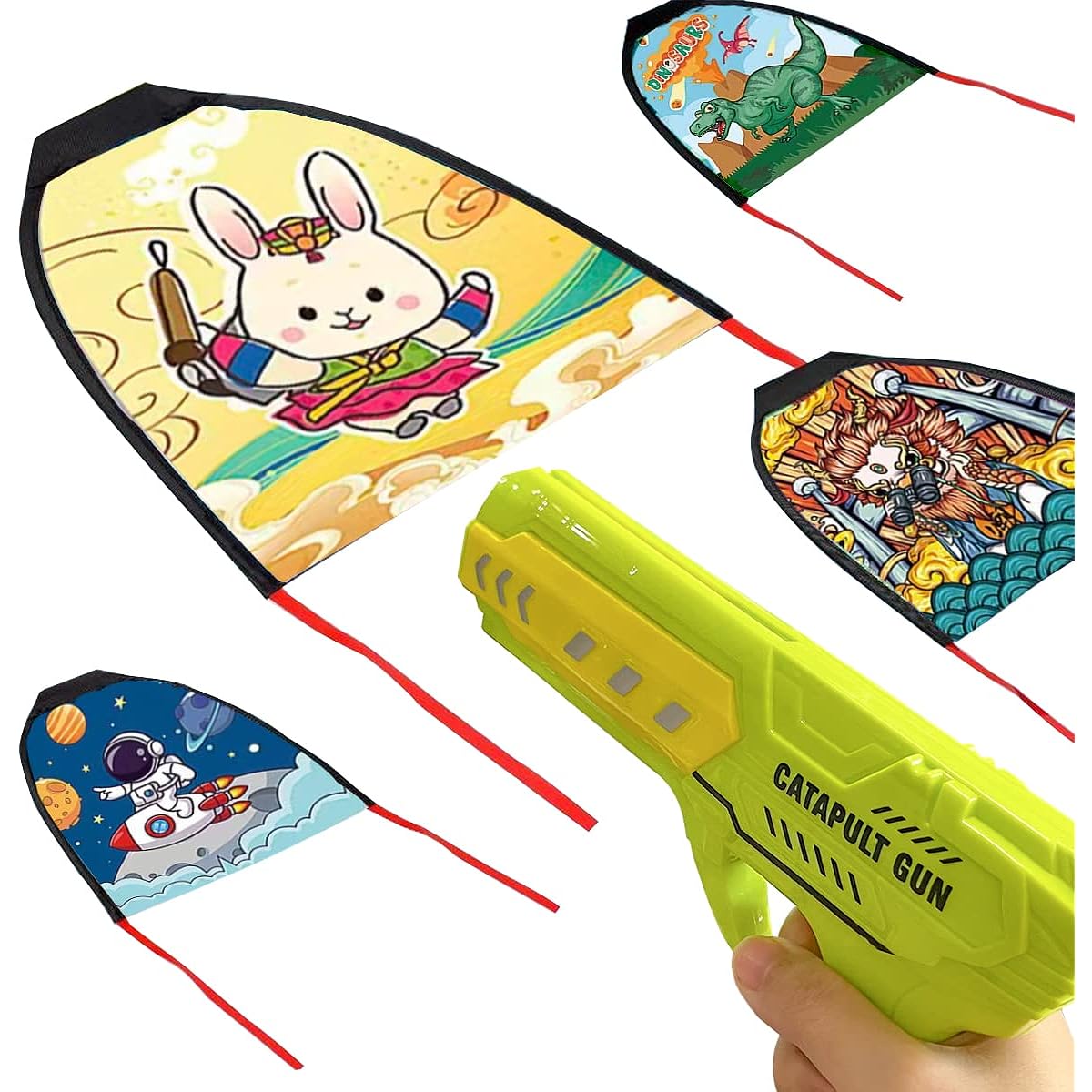 Fascryla Kite Launcher Toy Kite Toy Set Kite Toy Eject Kite Beach Toy Outdoor Toy Kids Launcher Eject Kite Beach Toy