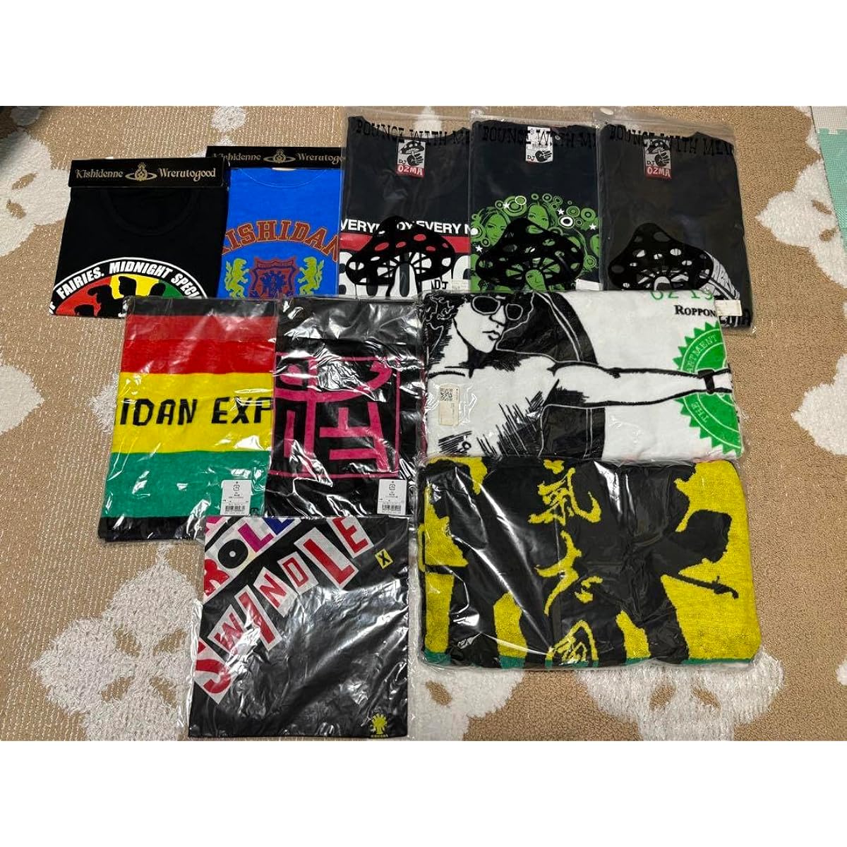 Kishidan DJ OZMA Goods 10-piece set