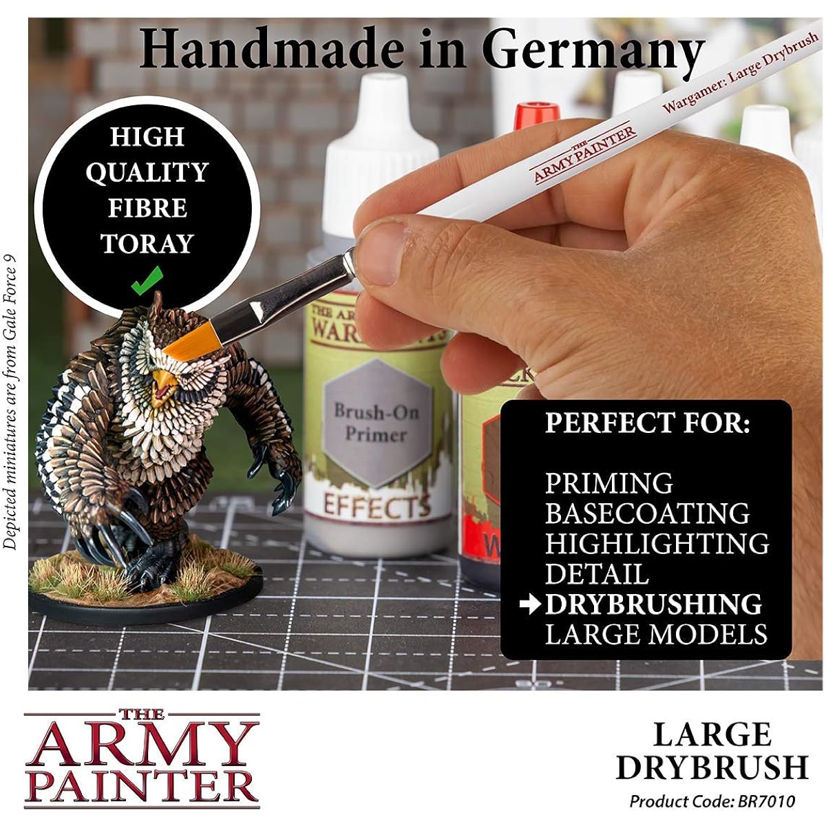 The Army Painter Large Dry Model Paint Brush # Br7010