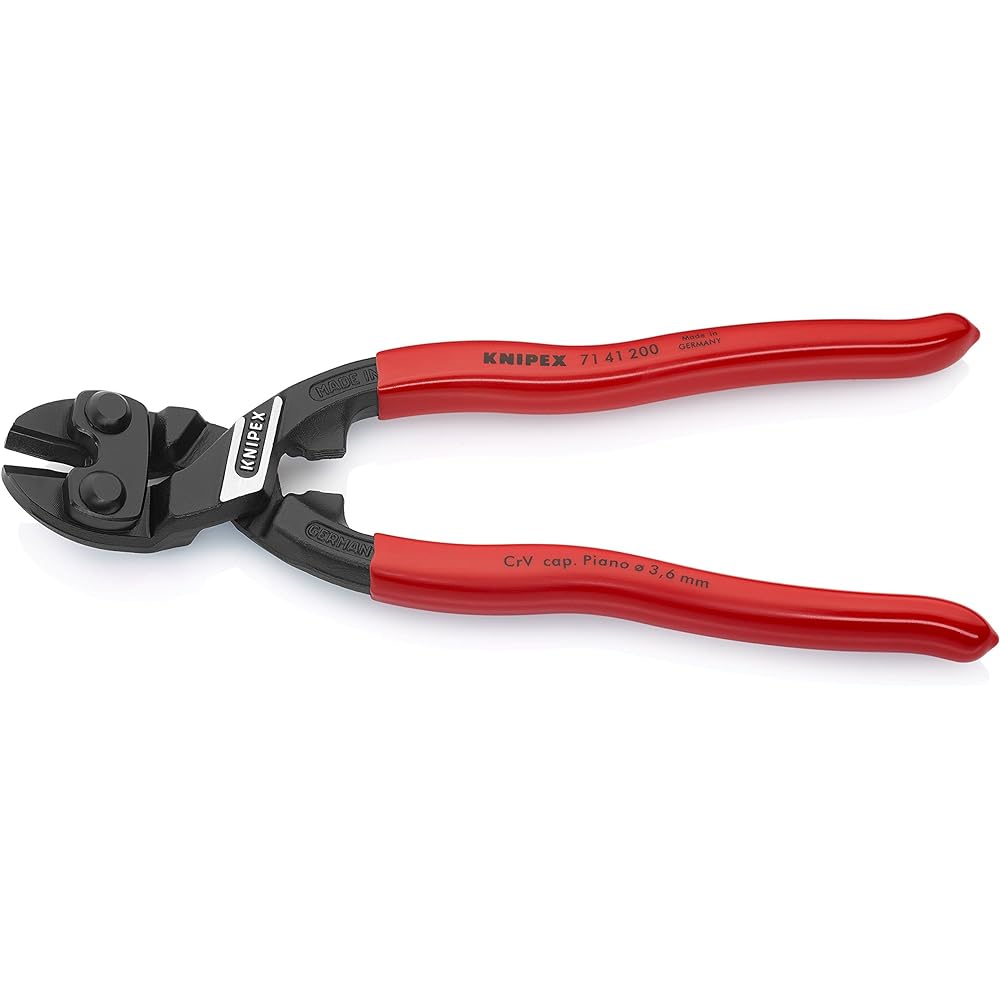 KNIPEX KNIPEX 200mm Mini Clipper (Strong Type/20° Bent) 7141200
