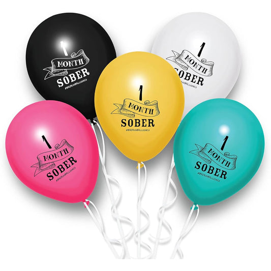 1 month sober | Sober balloon