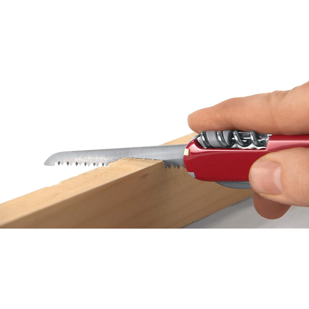 VICTORINOX Evolution 17 Swiss Army Knife Multifunctional Knife Saw with Corkscrew Swiss Made Multitool with 13 Functions [Domestic Genuine Product with Warranty] 2.3913.SE