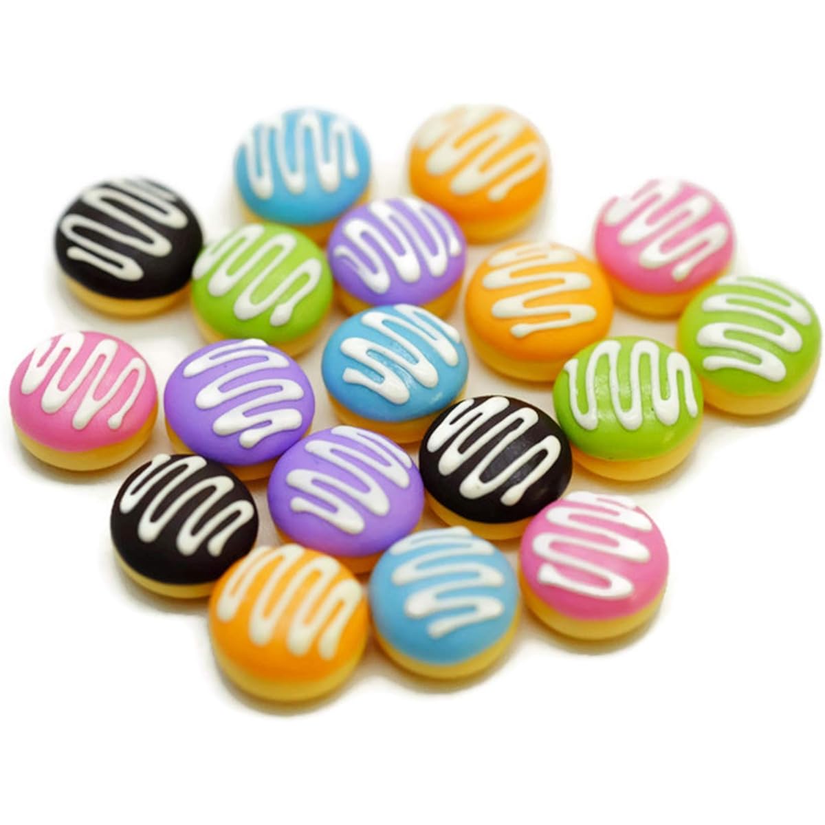 Cool Price 18pcs Color Cream Donut Dollhouse Miniature Food Kitchen