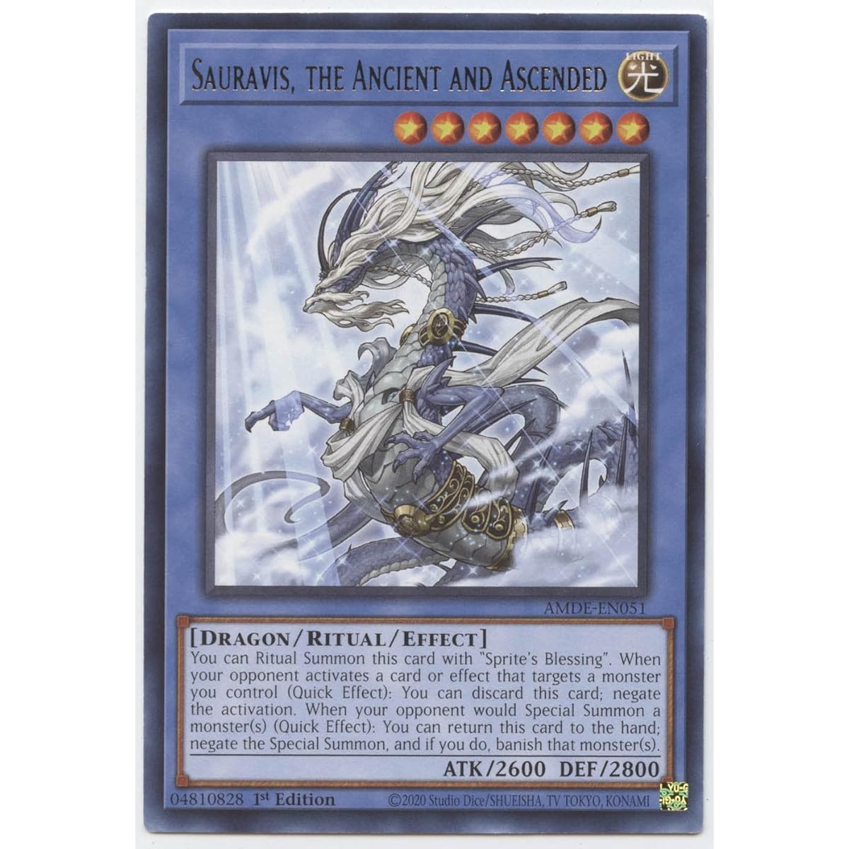 Sauravis, Ancient and Ascended - AMDE-EN051 - Rare - 1st Edition.