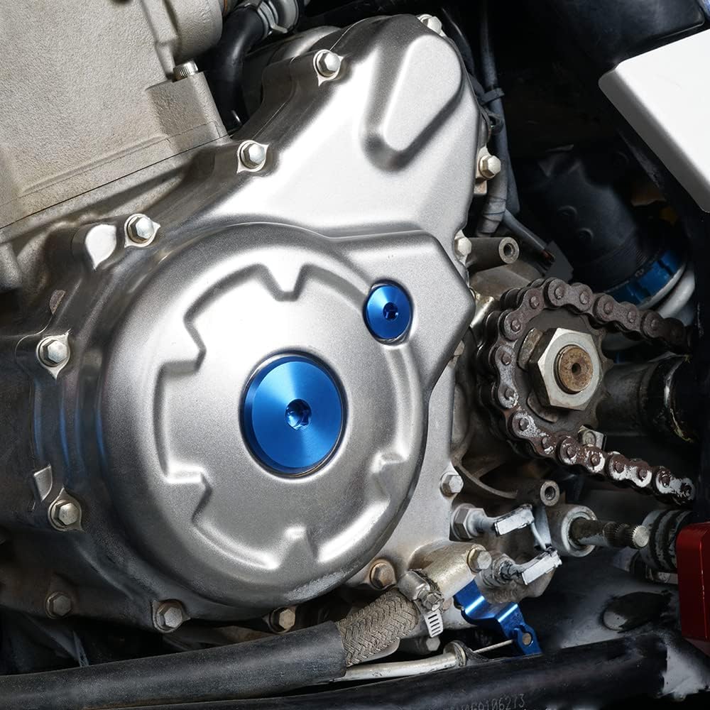 NICECNC Engine Plug Crankcase Cover Plug Compatible with Yamaha WR250F 2003-2014 WR450F 2003-2015 YZ450F 2006-2009 ATV YFZ450 2004-2009 YFZ450 2012-2013