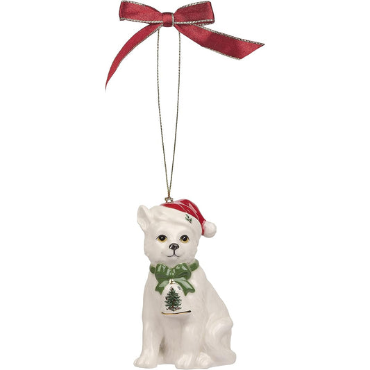 Spode - Christmas Tree Collection - Cat Ornament - Ornament measures 4 inches.