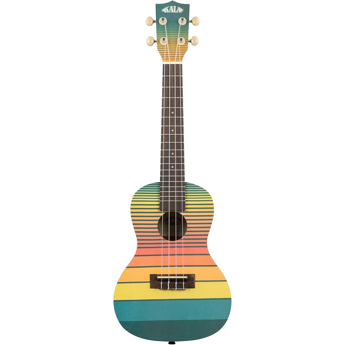 Kala Collection 4 string ukulele right Dawn Patrol Concert (KA-SURF-DAWNPATROL)