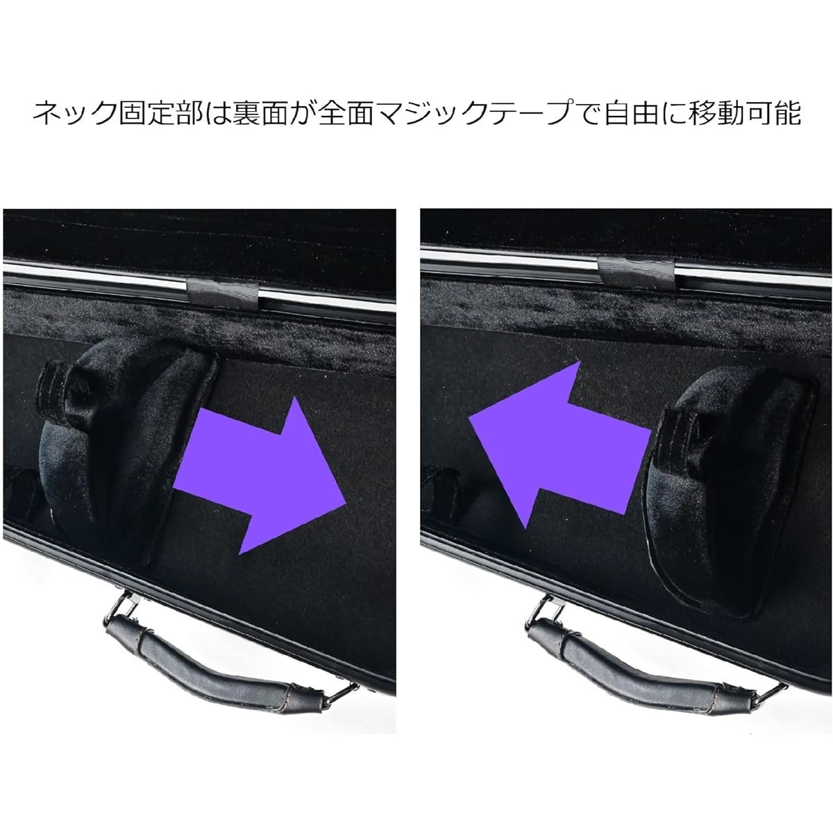 ARTIGIANO&VIOLIN Carbon fiber viola case HCA-100 carbon black