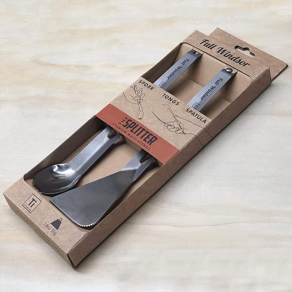 Full Windsor THE SPLITTER Splitter Titanium Multi-cooking Utensil Spoke + Patula = Tongs [Domestic Genuine Product]