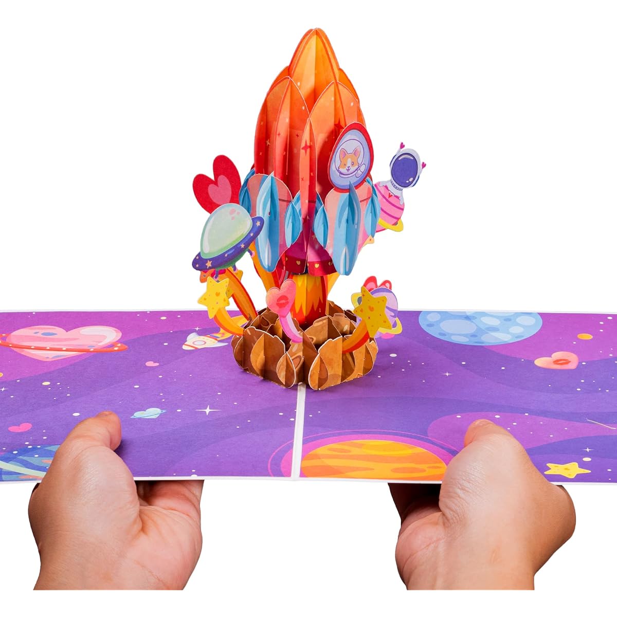 Frndly by Paper Love Spaceship Pop-up Card